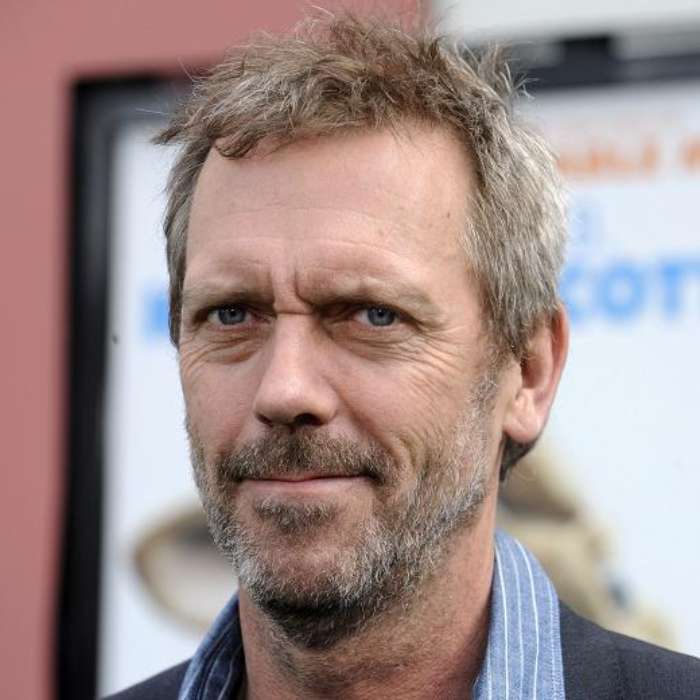 Beards and Grey Hair: A New Look for Hugh Laurie - starssdiary.com